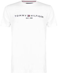 Tommy Hilfiger - Logo Crew Neck T Shirt - Lyst