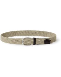 Osprey - Sam Flexible Woven Leather Belt - Lyst