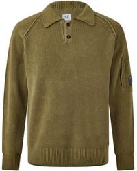 C.P. Company - Cp Chenille Polo Sn64 - Lyst