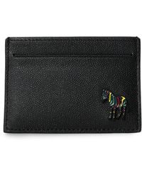 Paul Smith - Zebra Leather Card Holder - Lyst
