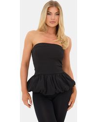 I Saw It First - Bubble Hem Top - Lyst