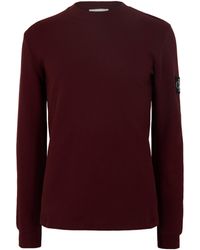 Calvin Klein - Waffle Long Sleeve Top - Lyst