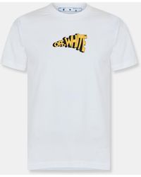 Off-White c/o Virgil Abloh - Slim Arrow Crew Neck Short Sleeve T-Shirt - Lyst