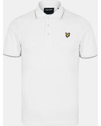 Lyle & Scott - Tipped Short Sleeve Polo Shirt - Lyst
