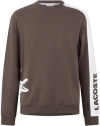 Lacoste - Printed Long Sleeve Pyjama Top - Lyst