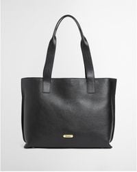 Barbour - Alder Leather Tote Bag - Lyst
