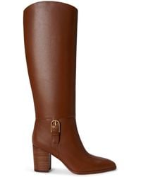 Ralph Lauren - Rlyn Leather Knee-High Boots - Lyst