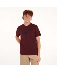 Tommy Hilfiger - Crest Logo Embroidery T-Shirt - Lyst
