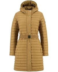 Barbour - Longline Jada Puffer Jacket - Lyst