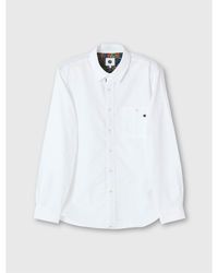 Pretty Green - Long-Sleeve Plain Shirt - Lyst