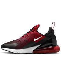 nike air max 270 mens red and black