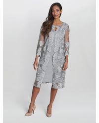 Gina Bacconi - Savoy Lace Mock Jacket With Jersey Dress - Lyst