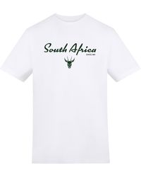 AWD - Adults Printed South Africa Rugby Fan Tee - Lyst