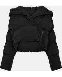 DIESEL - W-Iley-T1 Hooded Long Sleeve Short Puffer Jacket - Lyst