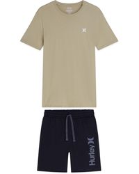 Hurley - T-Shirt And Shorts Set - Lyst