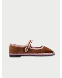 Flabelus - Balthasar Velvet Mary Jane - Lyst