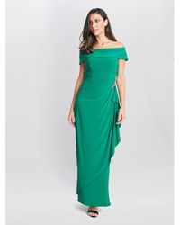 Gina Bacconi - Jodie Off Shoulder Jersey Dress With Hip Detail - Lyst