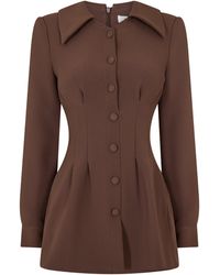 Odd Muse - Satin Shift Mini Dress - Lyst