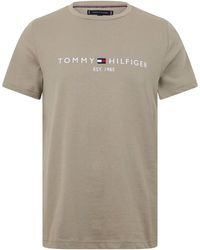 Tommy Hilfiger - Logo Crew Neck T Shirt - Lyst