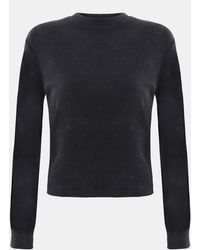I Saw It First - Washed Rib Long Sleeve Top - Lyst
