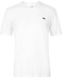 Lacoste - Embroidered Logo T Shirt - Lyst