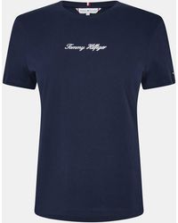 Tommy Hilfiger - Script Short Sleeve T-Shirt - Lyst