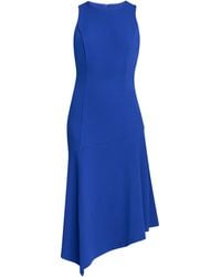 Gina Bacconi - Maureen Fit And Flare Crepe Midi Dress - Lyst