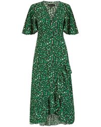 Mela London - Leopard Print Wrap Dress - Lyst