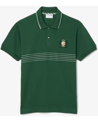 Lacoste - Classic-Fit.12.12 Embroidered Shield Polo Shirt - Lyst