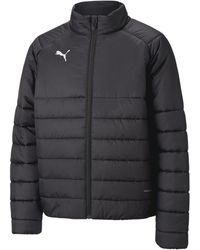 PUMA - Teamliga Insulated Zip Padded Puffer Jacket - Lyst