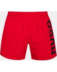 HUGO - Boss Abas Swim Shorts - Lyst