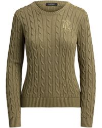Ralph Lauren - Cable Knit Jumper - Lyst