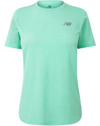 New Balance - Short-Sleeve Running T-Shirt - Lyst
