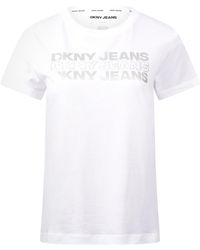 DKNY - Double Foil Jeans T- Shirt - Lyst