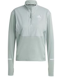 adidas - Ultimate High Visibility Half Zip Performance Tracksuit Top - Lyst