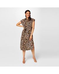 Biba - Printed Shirt Dress - Lyst