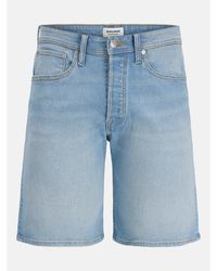 Jack & Jones - Rick Slim Denim Shorts - Lyst