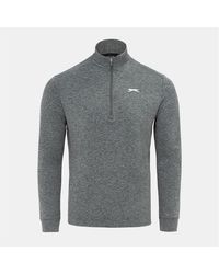 Slazenger 1881 - Zip Golf Pullover Top - Lyst