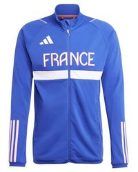 adidas - Team France Training Track Top - Lyst