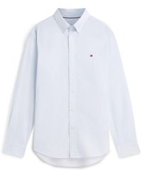 Tommy Hilfiger - Cotton Long-Sleeve Geometric Print Shirt - Lyst