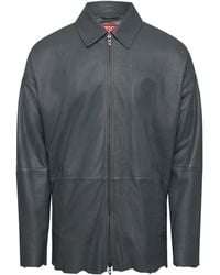 DIESEL - L-Mart-B Leather Jacket - Lyst