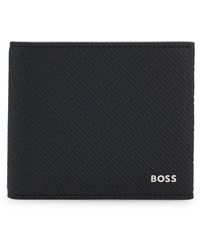 BOSS - Northon 4Cc Leather Billfold Wallet - Lyst