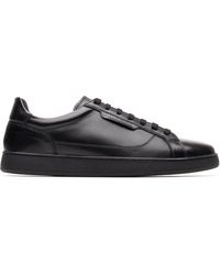 Base London - Zammo Leather Lace-Up Low-Top Trainers - Lyst