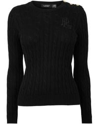 Ralph Lauren - Cable Knit Jumper - Lyst