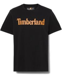 Timberland - Northwood Wordmark Logo Cotton Short-Sleeve T-Shirt - Lyst