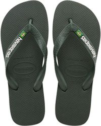 Havaianas - Brasil Logo Flip Flops - Lyst