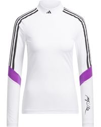 adidas - Mock Long Sleeve Performance Polo Shirt - Lyst