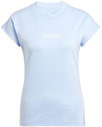 adidas - Essentials Linear Cotton T-Shirt - Lyst