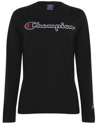 Champion - Chest Logo T Shirt - Lyst