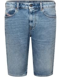 DIESEL - Slim-Short Calzoncini Denim Shorts - Lyst